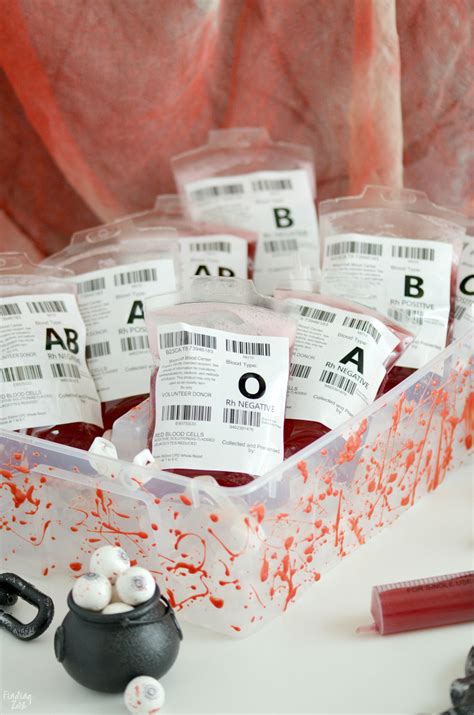 how to make label to fake blood bag|halloween blood bags for drinks.